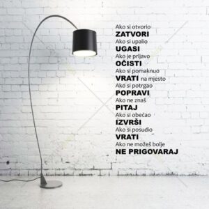 Naljepnica ''Ne prigovaraj''